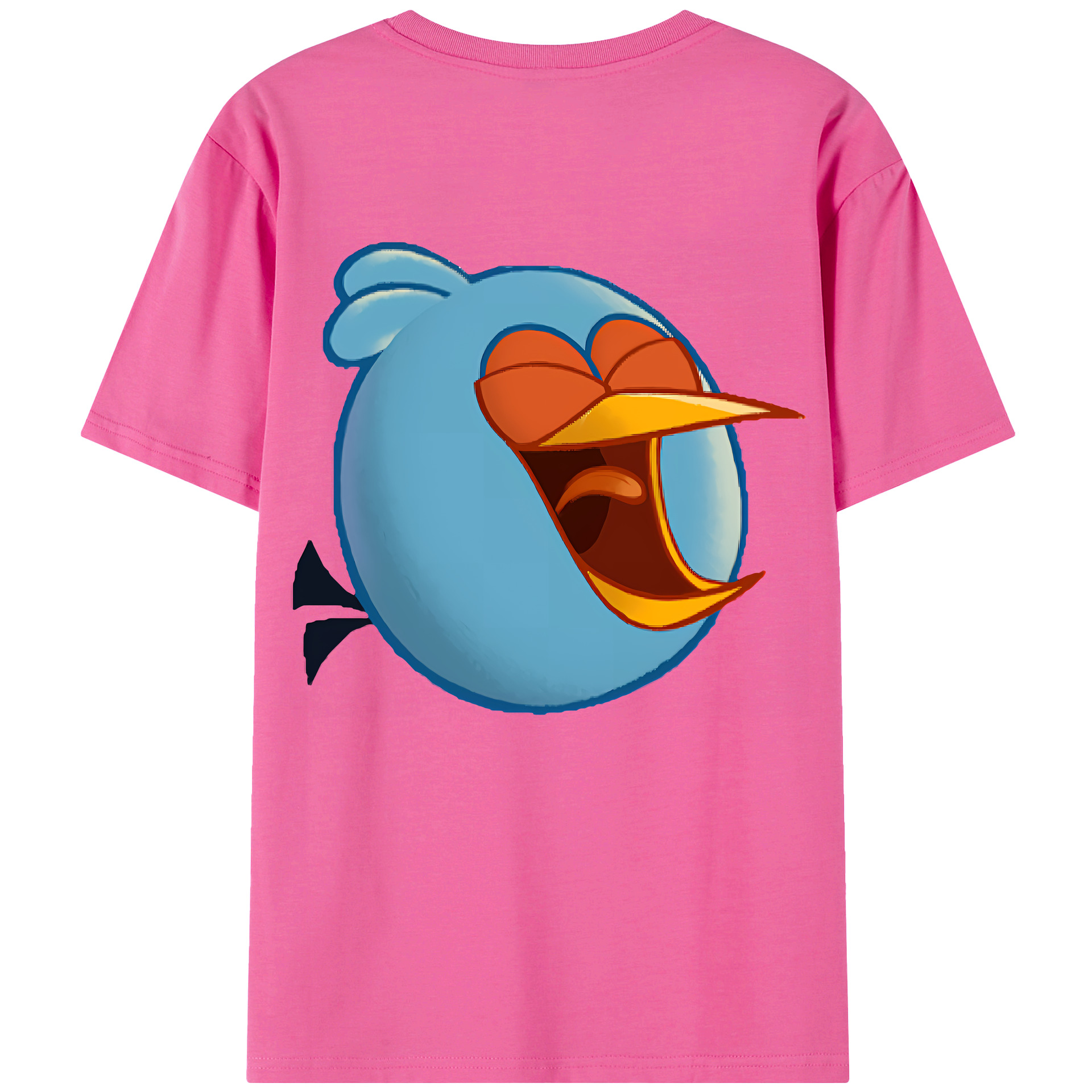 （画像用） Angry Birds アングリーバード レディース半袖Tシャツ(バックプリント)